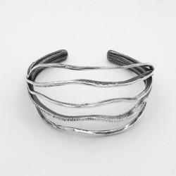 Silver Waves Bracelet