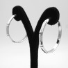 Bamboo Hoop Earrings