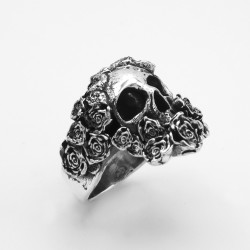 Anello Teschio e Rose