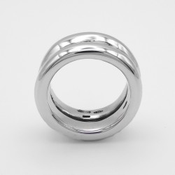 Polished Double Band Ring